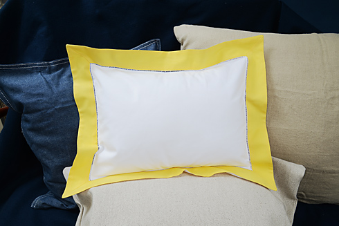 Hemstitch Pillows in Color 12x16